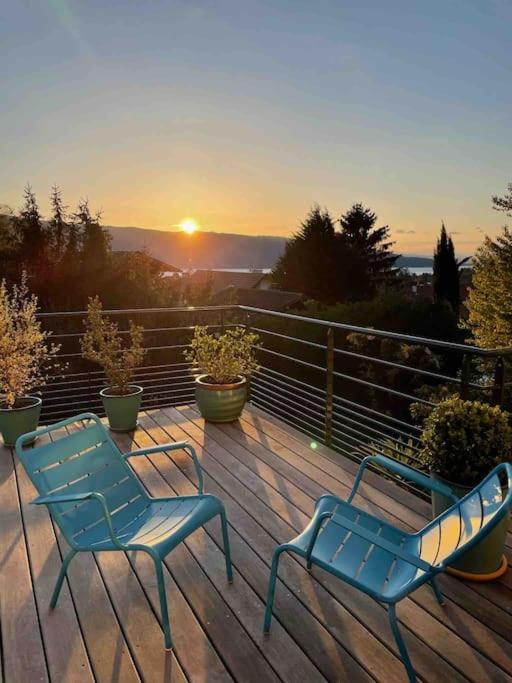 Maison De Vacances 220M2 Vue Lac Et Chateau Menthon-Saint-Bernard Esterno foto